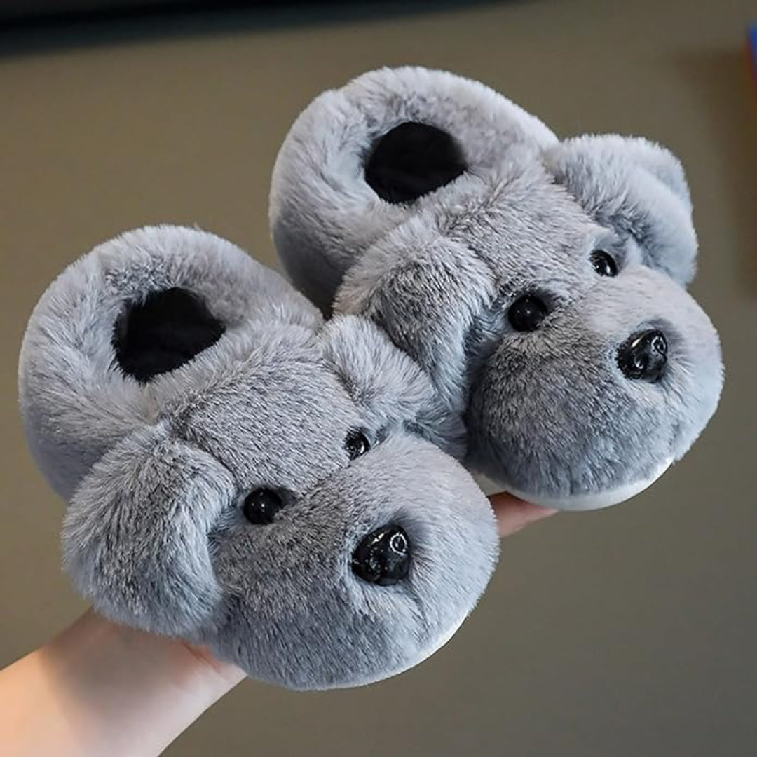 Cozy Non-Slip Plush Slippers for Kids