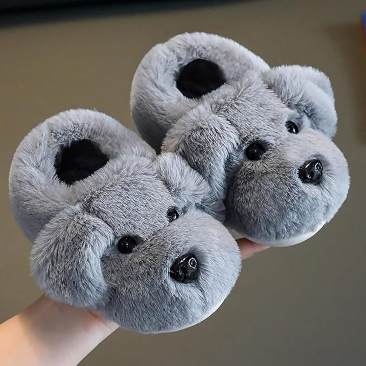 Cozy Non-Slip Plush Slippers for Kids