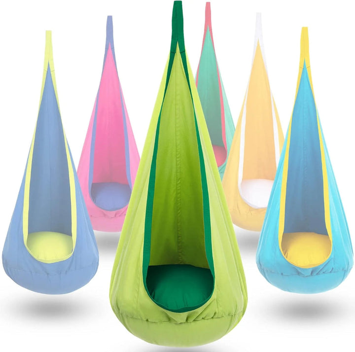 Hammock Chair with Cushion - Versatile Hanging Chair for Indoor and Outdoor Relaxation