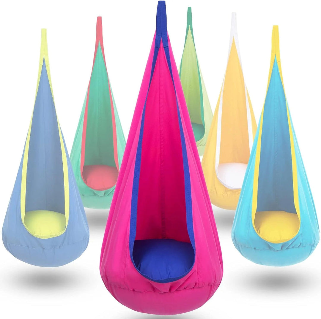 Hammock Chair with Cushion - Versatile Hanging Chair for Indoor and Outdoor Relaxation