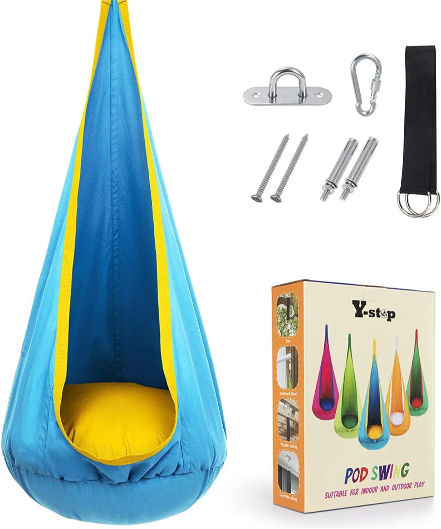Hammock Chair with Cushion - Versatile Hanging Chair for Indoor and Outdoor Relaxation