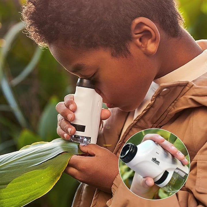 Portable Educational Microscope - 60x to 120x Magnification Science Toy
