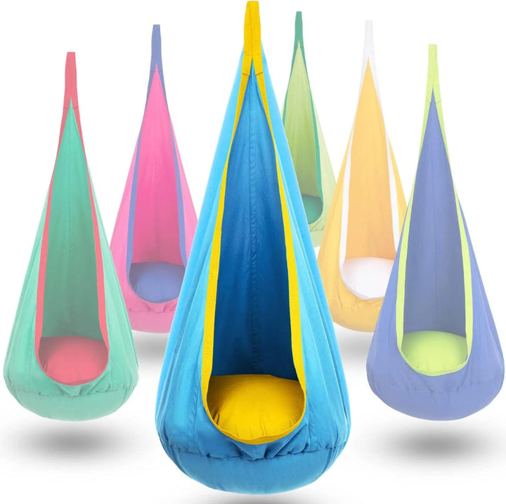 Hammock Chair with Cushion - Versatile Hanging Chair for Indoor and Outdoor Relaxation