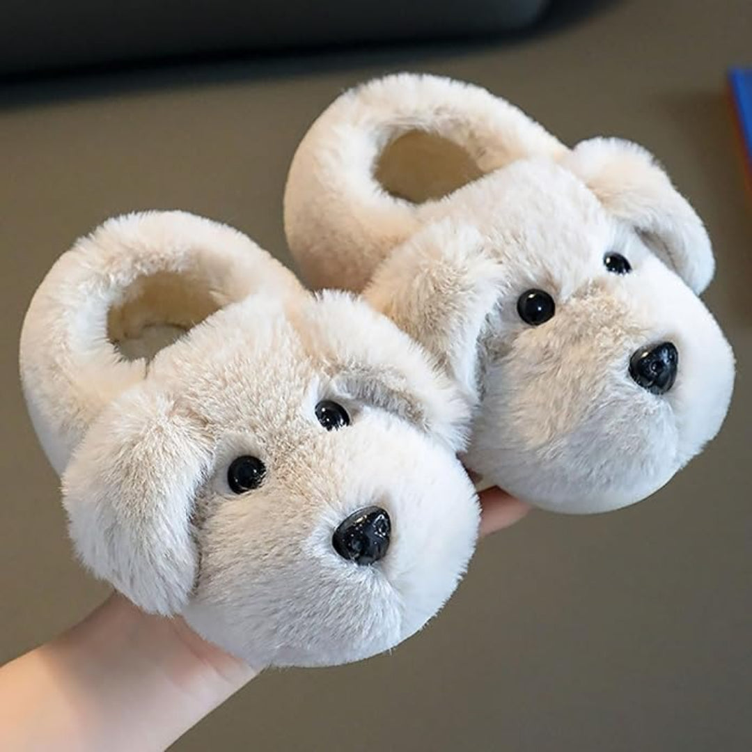 Cozy Non-Slip Plush Slippers for Kids