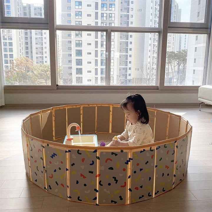 Portable Foldable Playpen – Safe Playtime for Kids at Home and Outdoors