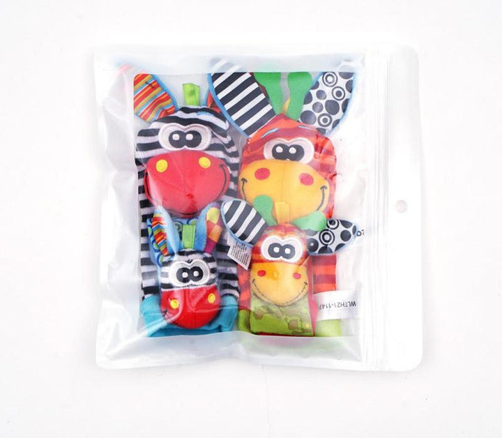 Baby Sensory Plush Socks and Bracelet Set