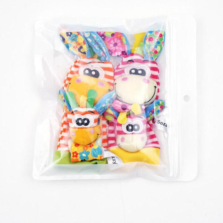 Baby Sensory Plush Socks and Bracelet Set