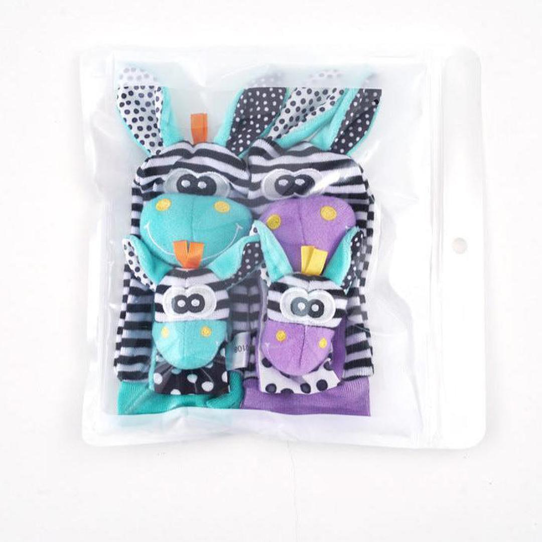 Baby Sensory Plush Socks and Bracelet Set