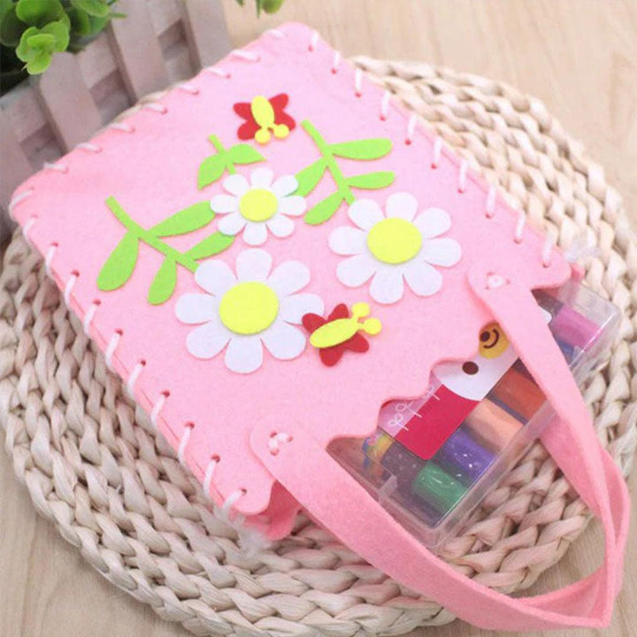 Kids' DIY Handbag Sewing Kit – Creative Fun for Young Designers