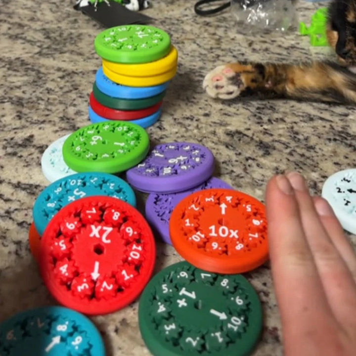 Counting Spinner Set - Educational Math Toy