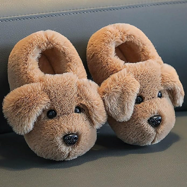 Cozy Non-Slip Plush Slippers for Kids