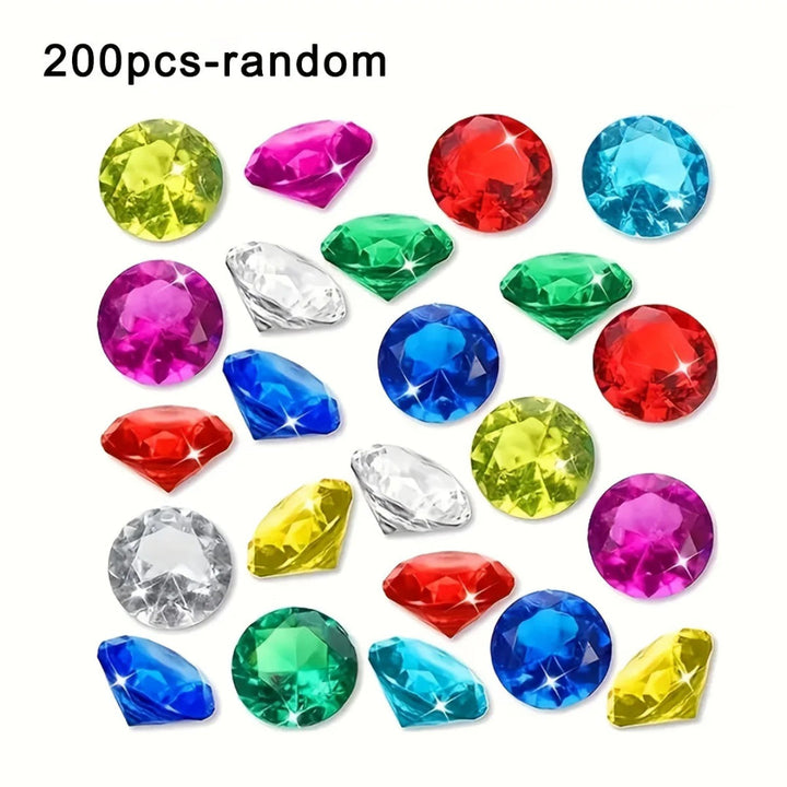 Large Acrylic Underwater Treasures for Pool Diving