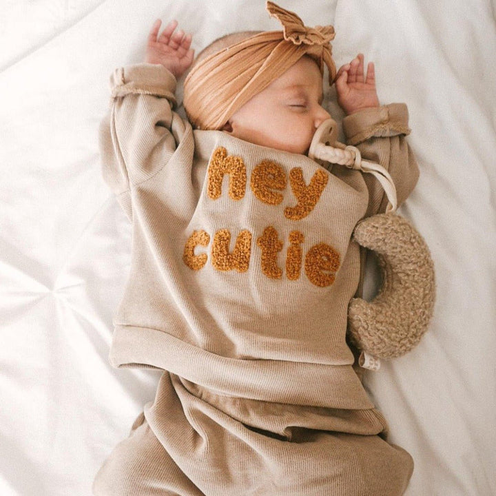 Infant Outfit Set: Long Sleeve Shirt and Pants