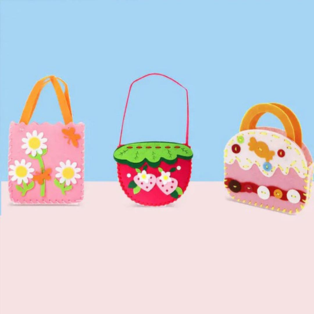 Kids' DIY Handbag Sewing Kit – Creative Fun for Young Designers