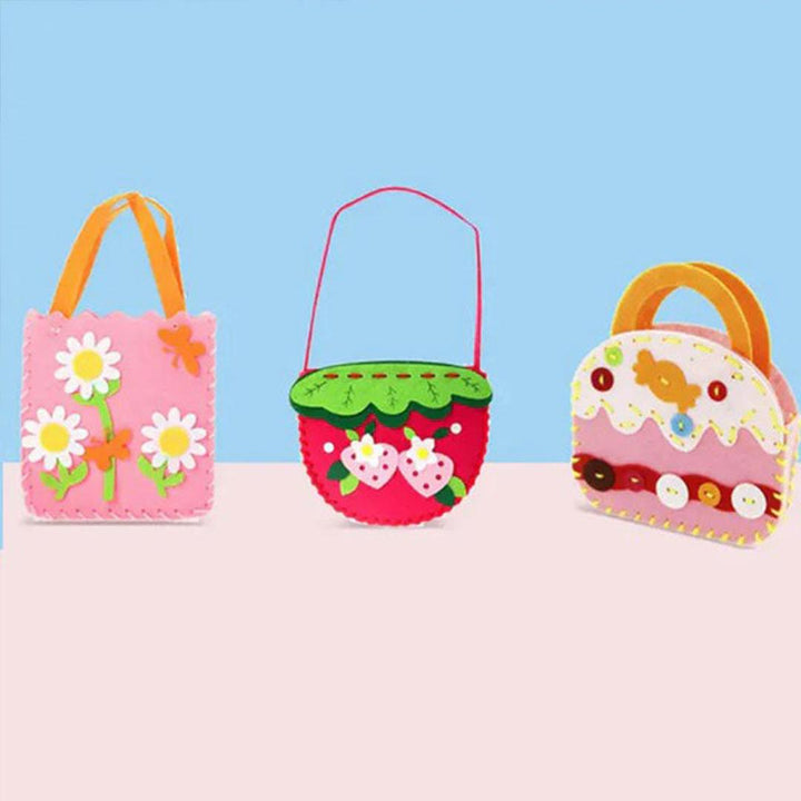 Kids' DIY Handbag Sewing Kit – Creative Fun for Young Designers