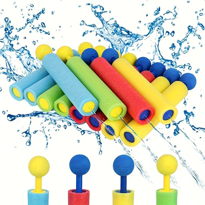 2-Pack Mini Water Guns - Stretchable Beach Toys