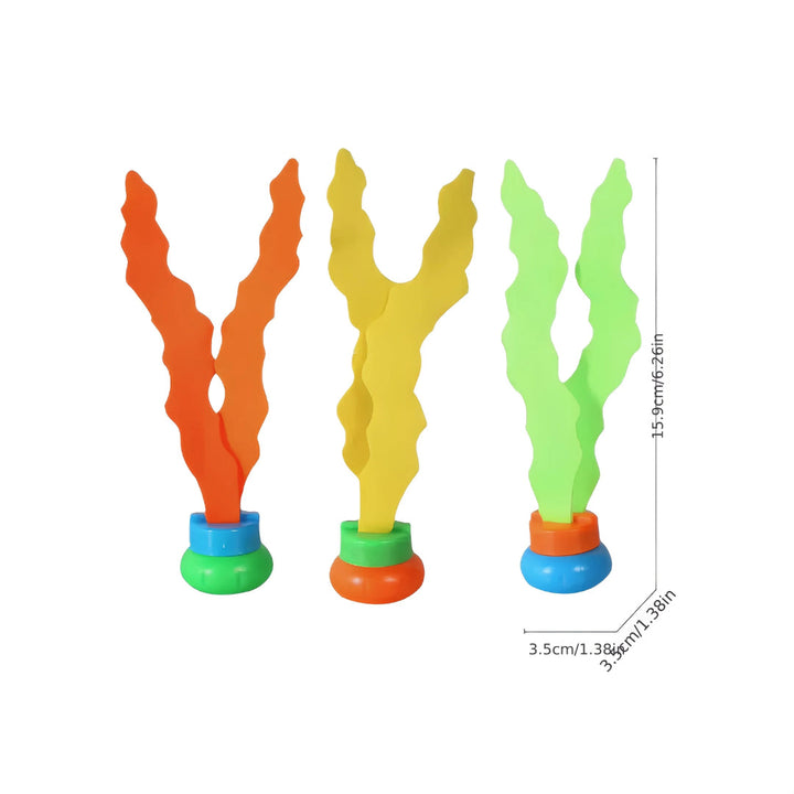 Pool Diving Toy Set: Water Plant Toss Game