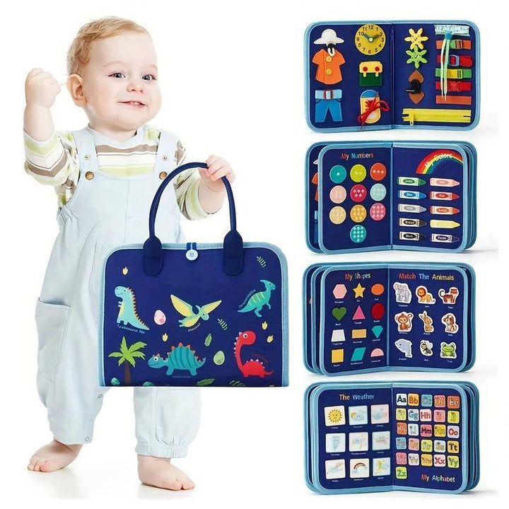 Educational Activity Book and Learning Board
