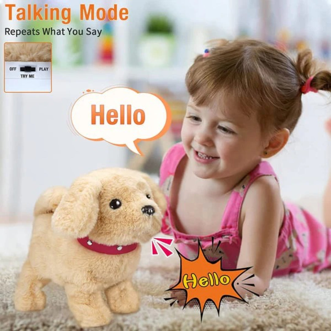 Realistic Plush Interactive Moving Dog Toy