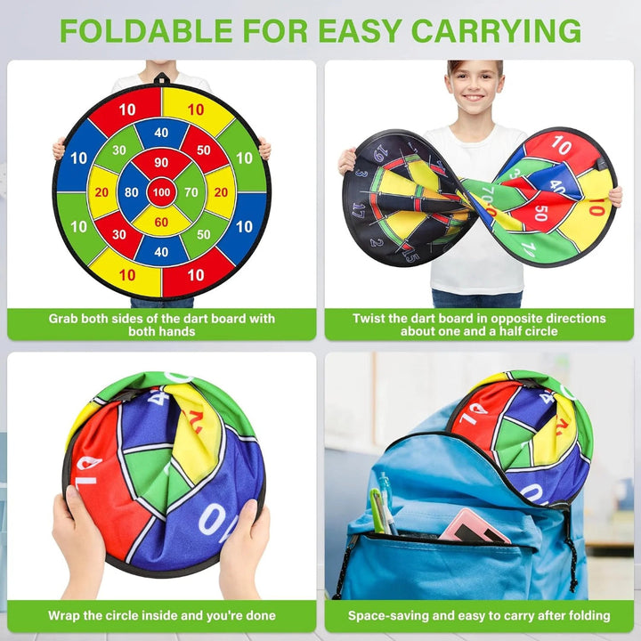 Large Double-Sided Throwing Target Set