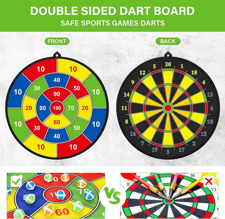 Large Double-Sided Throwing Target Set
