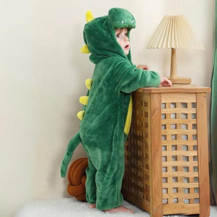 Cozy Fluffy Baby Snowsuit - Zippered One-Piece Outfit