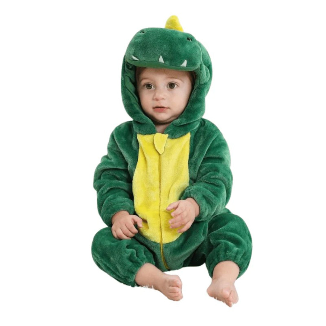 Cozy Fluffy Baby Snowsuit - Zippered One-Piece Outfit
