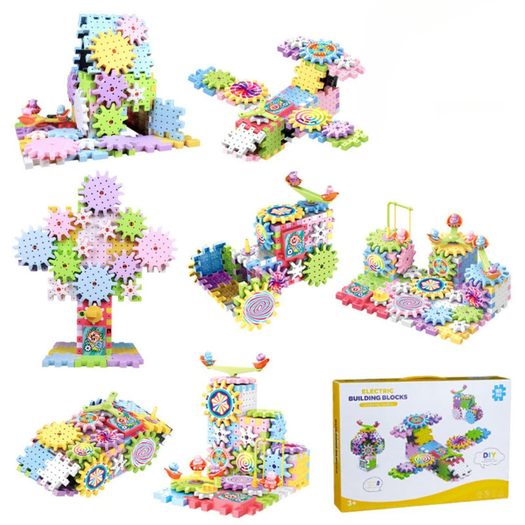 Construction Toy Gear Building Set