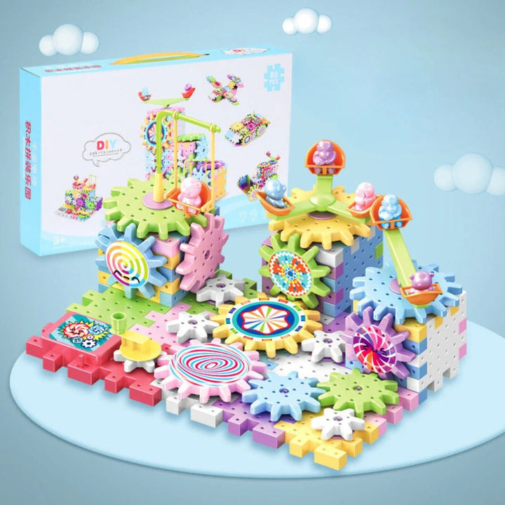 Construction Toy Gear Building Set