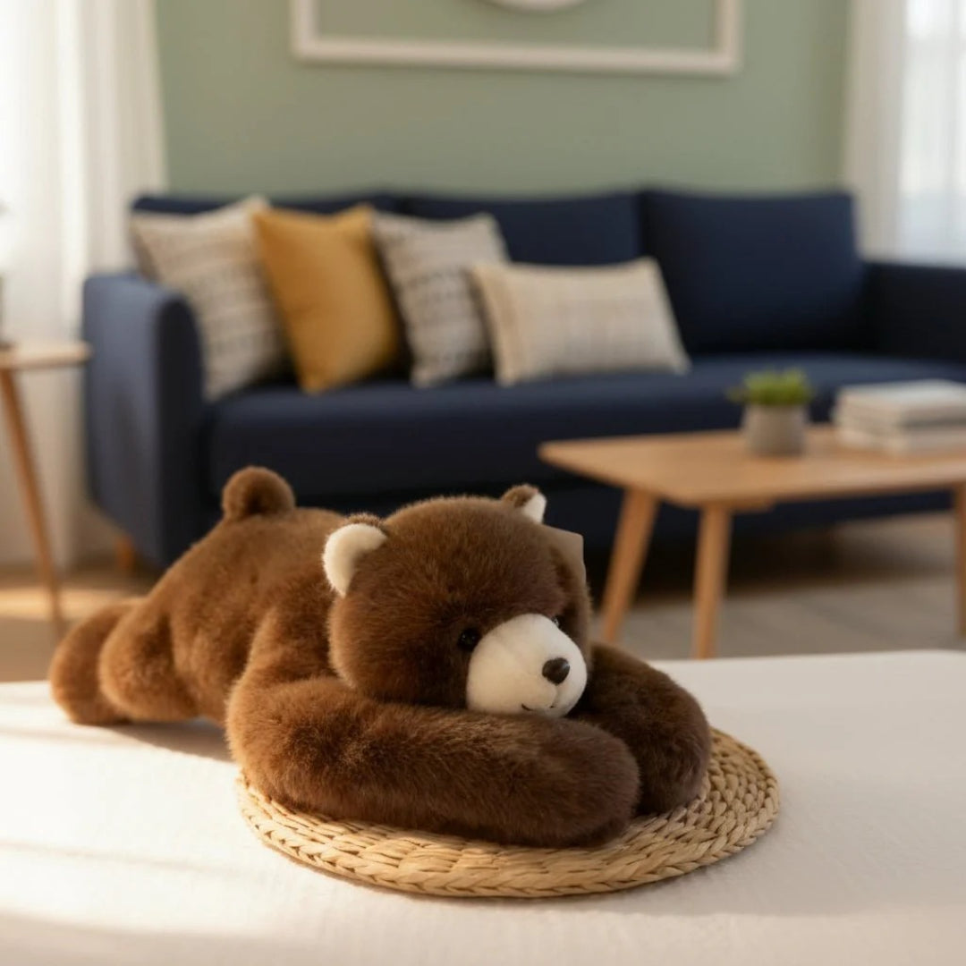Ultra Soft Faux Fur Plush Cuddle Pillow