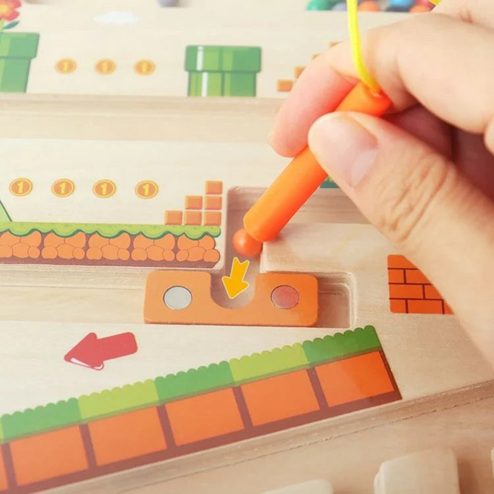 Montessori Color and Number Maze – Engaging Learning Through Play for Kids