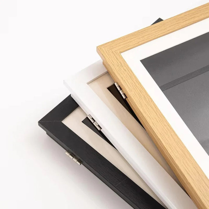 Kids' Art Display Frame with Front Opening for Easy Storage