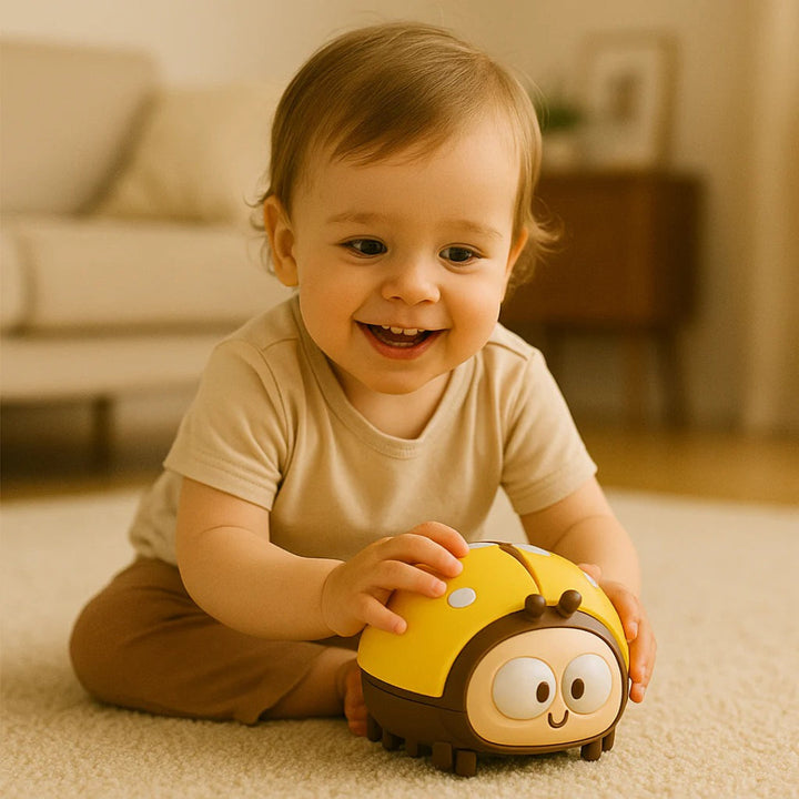 Air-Powered Ladybug Toy Car