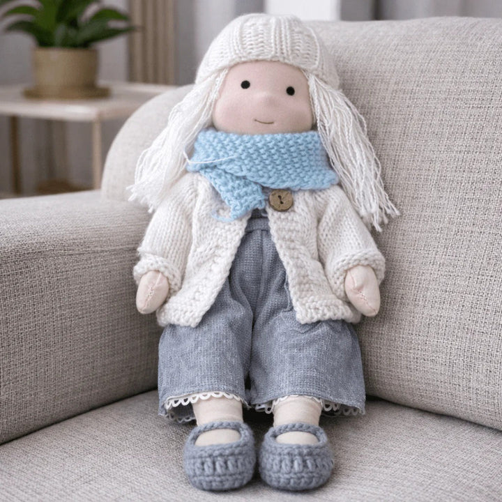 Soft Cotton Handmade Waldorf Doll – Perfect for Playtime