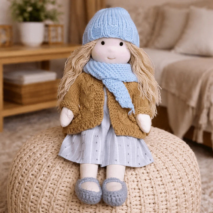 Soft Cotton Handmade Waldorf Doll – Perfect for Playtime