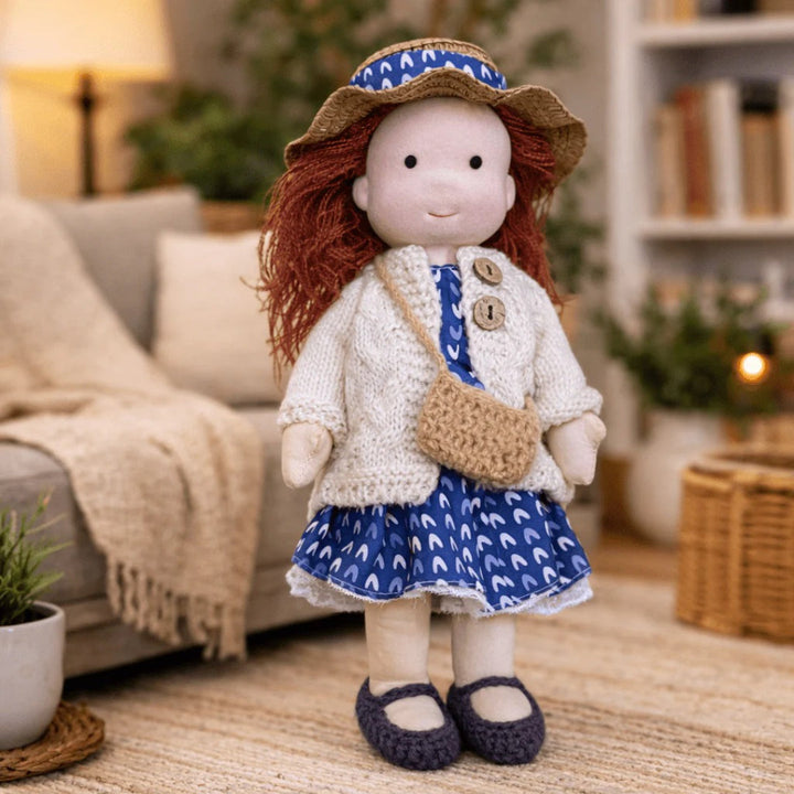 Soft Cotton Handmade Waldorf Doll – Perfect for Playtime