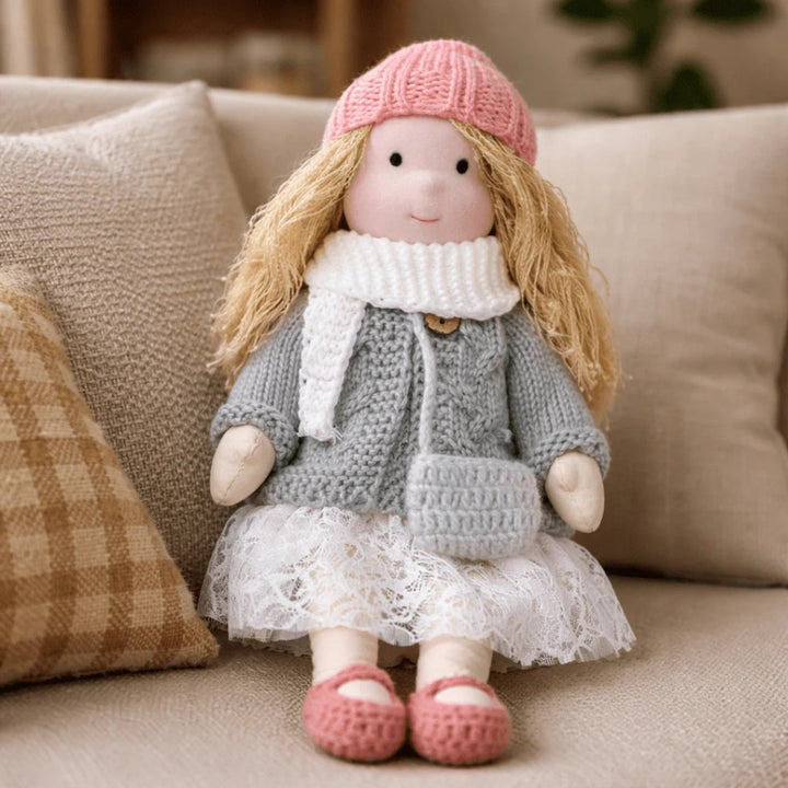 Soft Cotton Handmade Waldorf Doll – Perfect for Playtime