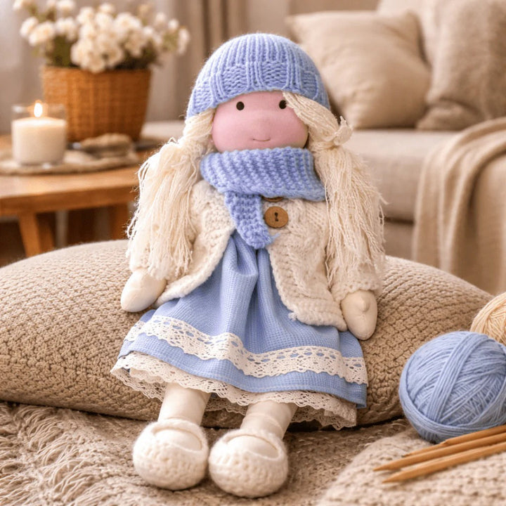 Soft Cotton Handmade Waldorf Doll – Perfect for Playtime