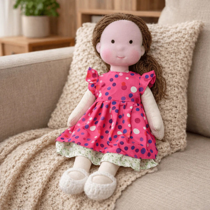 Soft Cotton Handmade Waldorf Doll – Perfect for Playtime