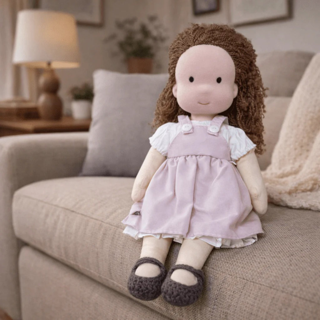 Soft Cotton Handmade Waldorf Doll – Perfect for Playtime
