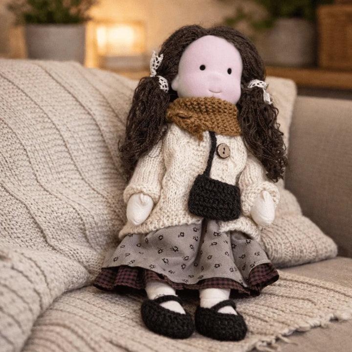 Soft Cotton Handmade Waldorf Doll – Perfect for Playtime