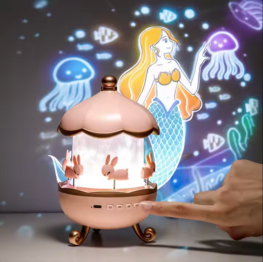 Kids' Rotating Night Light Projector – Fun Projection Designs