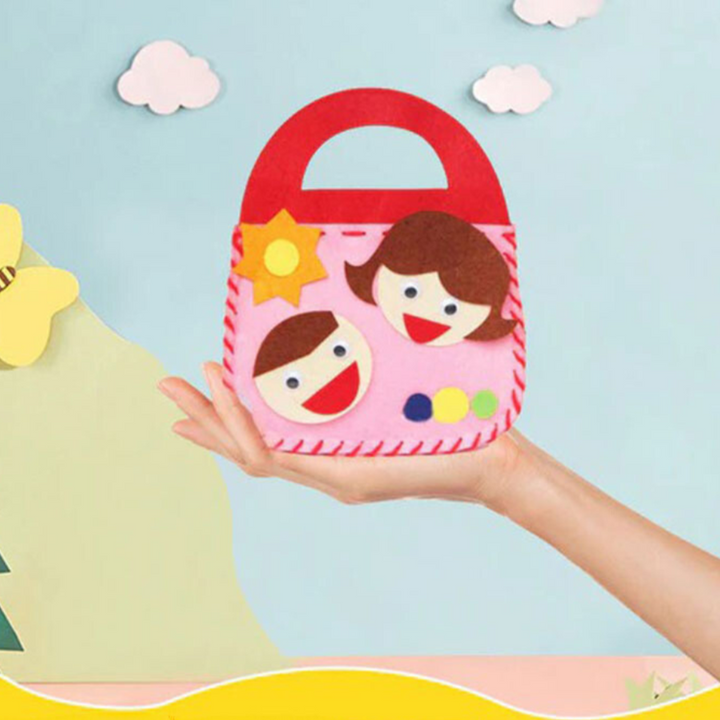 Kids' DIY Handbag Sewing Kit – Creative Fun for Young Designers