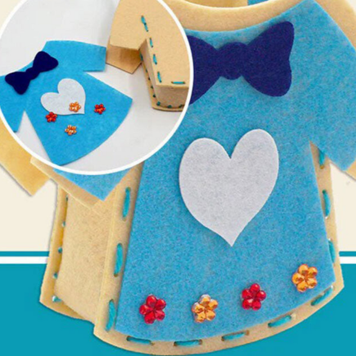 Kids' DIY Handbag Sewing Kit – Creative Fun for Young Designers