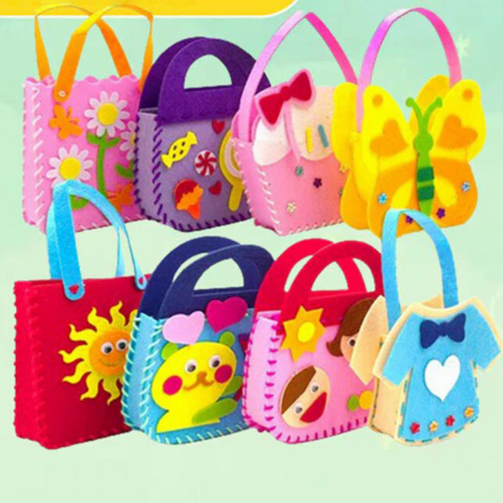 Kids' DIY Handbag Sewing Kit – Creative Fun for Young Designers