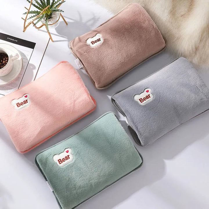 Plush Battery-Operated Heating Pad - Quick Heating and User-Friendly