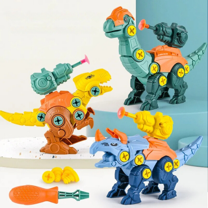 Dinosaur Building Kit with Suction Cup – Imaginative Construction Fun