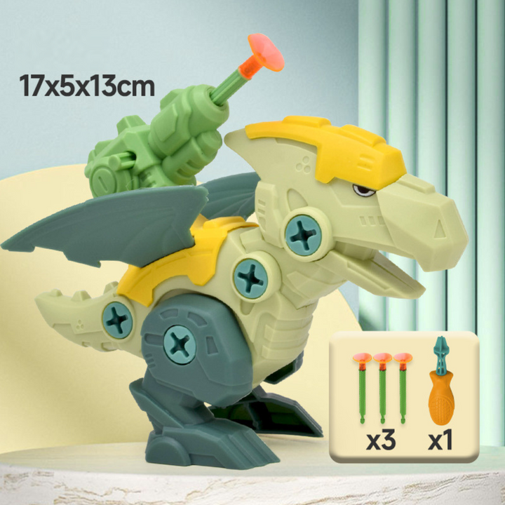 Dinosaur Building Kit with Suction Cup – Imaginative Construction Fun