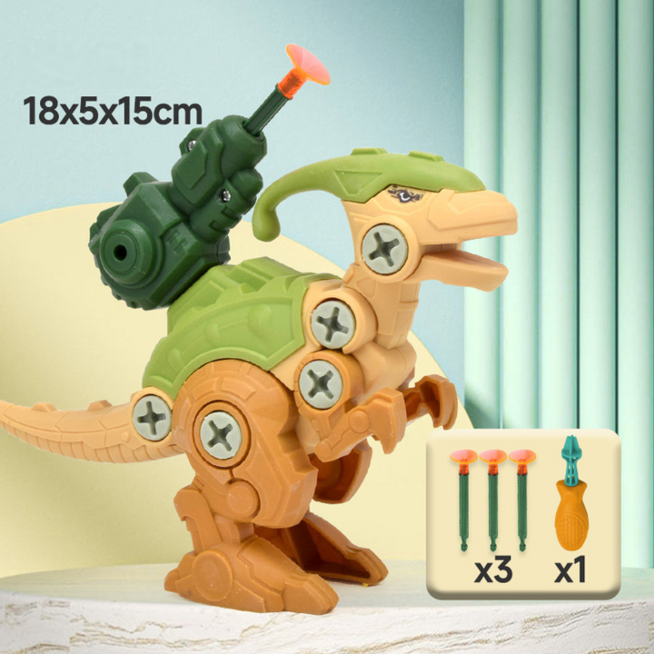 Dinosaur Building Kit with Suction Cup – Imaginative Construction Fun