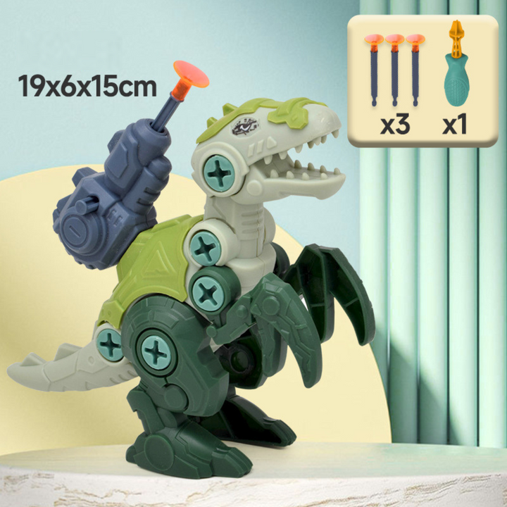 Dinosaur Building Kit with Suction Cup – Imaginative Construction Fun